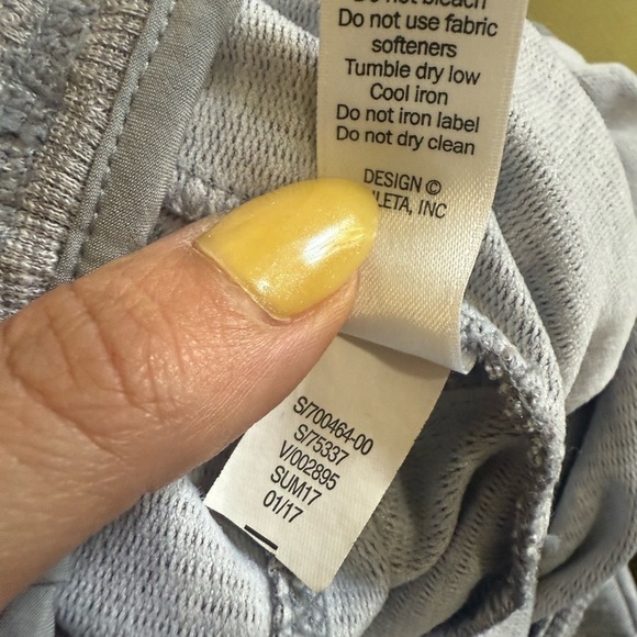 Athleta Techie Terry Mini Skirt Gray Women’s Size S - Picture 3 of 8